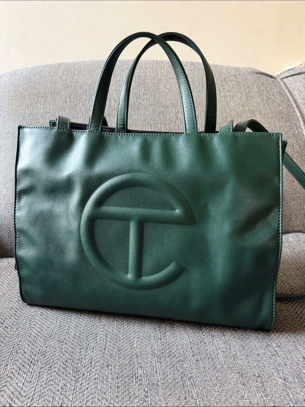 Telfar Women’s Green Medium Shopper Bag